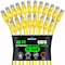 Maximm Cat6 Ethernet Cable 40ft 10Gbps 550MHz UTP, 20PK, Yellow, 20PK CAT6CCA-40YL20PK - alternate 1