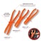Performance Tool 3 pc. Line Clamp Set, Nylon Construction, Locking Mechanism W83205 - alternate 2