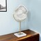 Homeroots 11" White And Gold Resin And Metal Coastal Tabletop Sculpture 392415 - alternate 4