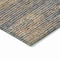 Homeroots 3' X 5' Pewter Striped Washable Indoor Outdoor Area Rug 608485 - alternate 4