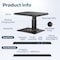 Purely Ergonomic Monitor Riser & Docking Station with Wireless Charging for QI-enabled devices S502 - alternate 5
