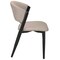 Leisuremod Aspen Collection Modern Dining Chair Black Frame in Light Grey, 4PK ACBL51LGR4 - alternate 7