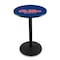 Holland Bar Stool Co 36" Blk Wrinkle Ole' Miss Pub Table, 36" dia. Top L214B3636MssppU - alternate 1