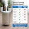 Gardenised Silver Outdoor Galvanized Metal Garden Incinerator Can, for Yard, Patio, and Backyard QI004569 - alternate 3