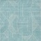Homeroots 9' X 12' Teal Blue And Ivory Abstract Washable Indoor Outdoor Area Rug 594963 - alternate 4