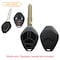 Aks Keys 2007 - 2015 Mitsubishi Remote Key Shell 4B / MIT3 RS-MITSUBISHI-13 - alternate 2
