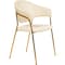 Leisuremod Bella Collection Modern Dining Chair in Off White BC21OW - alternate 1