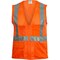 Reflective Apparel ANSI Type R Class 2 Seven Pocket Mesh Breakaway Vest with X-Back 508SX-OR-MD - alternate 1