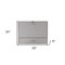 Homeroots 26" Gray Wall Mounted Floating Desk 402013 - alternate 2