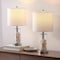 Jonathan Y Amner 20.5" Glass Modern Contemporary Fillable Glass LED Table Lamp, Chrome, 2PK JYL8508C-SET2 - alternate 4