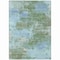 Homeroots 9' X 12' Sage And Denim Blue Abstract Washable Indoor Outdoor Area Rug 630655 - alternate 4