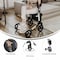 Flash Furniture HERCULES Folding Rollator Walker with Adjustable Height, 360 Swivel, and Hand Brakes in White/Black DC-HY8516L-WHTBLK-GG - alternate 5