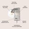 Jonathan Y Hugo 6" 1-Light Minimalist Modern Plug-In or Hardwired Adjustable Iron LED Wall Sconce w/Rotary Dimm JYL7567B - alternate 6