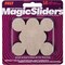 Magic Sliders 1'' Oatmeal Self Adhesive Felt Pads, 16-Count 63414 - alternate 1