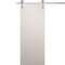 Sartodoors Modern Barn Door 18 x 80 inches, Ego 5005 Painted White Oak, 6.6FT Silver Rail Track Heavy Hardwar EGO5005BD-S-PWO-18 - alternate 1