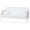 Baxton Studio Lucera Bobbin Daybed, Wooden Spindle Bed Frame, Twin, White 263-14373-ZORO - alternate 5