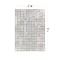 World Rug Gallery Geometric Distressed Abstract Washable Non Slip Area Rug 3 ft x 5 ft Ivory WR69IVORY3X5 - alternate 6
