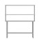 Flash Furniture Reese Work Table, 18 Gauge Stainless Steel Top Shelf and Double Overshelves and Undershelf NH-WT-2460-OSH-GG - alternate 3