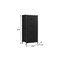 Homeroots 12" Black Fabric Metal And Wood Four Drawer Dresser 635724 - alternate 3