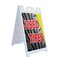Signmission Used Tires, A-Frame & 2 Decals Installed, Heavy-Duty Plastic Frame SBHD-D-2436-Used Tires - alternate 1