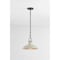 Hudson Valley Lighting Pottersville 12.5 in. Pendant Distressed Bronze/Ceramic Ivory Crackle 1914-DB/CIC - alternate 2