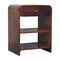 Homeroots 24" Brown Solid Wood One Drawer Nightstand 651600 - alternate 3
