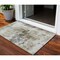 Homeroots 3' X 5' Taupe Ivory And Gray Abstract Washable Indoor Outdoor Area Rug 603149 - alternate 1