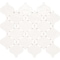 Daltile Mesmerist 3'' x 3'' Ceramic Arabesque Mosaic Tile, 10PK MM3033ARABMS1P2 - alternate 2