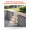 Vevor 4-Step Taupe Pool Ladder of Double Handrails Supports 400 lb for 48-54 In Pools U12 taupe - alternate 3