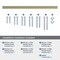 Amerock Monument 12 inch 305mm Center-to-Center Golden Champagne Appliance Pull BP54045BBZ - alternate 2