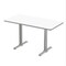 Correll Rectangle Cafe Table, 60 in W, 30 in L, 29 in H, Particleboard Top, Frosty White STT3060DE-80-98-13 - alternate 1