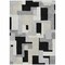 Homeroots 5' X 8' Black Ivory And Beige Geometric Washable Indoor Outdoor Area Rug 613194 - alternate 2