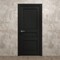 Sartodoors Slab Door Panel 18 x 96 inches, Ego 5012 Painted Black Oak, Wood Veneer Doors, Pocket Closet Slid EGO5012S-CHK-1896 - alternate 2