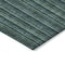 Homeroots 3' X 5' Teal Blue Aqua And Mint Green Striped Washable Indoor Outdoor Area Rug 615085 - alternate 3