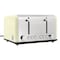 Redmond 4-Slice Extra Wide Slot 1650W Stainless Steel Toaster in Cream ST006CRUSNP - alternate 1
