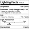 Satco 13.5 Watt LED A19 3000K CCT Medium Base Plastic 120 Volt, 4PK S14371 - alternate 3