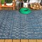 Jonathan Y Ourika Moroccan Geometric Textured Weave Navy/Light Gray 4 ft. x 6 ft. Indoor/Outdoor Area Rug SMB108B-4 - alternate 5