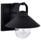 Nuvo Ridge, Small Outdoor Lantern, Black Finish, Clear Seeded Glass 60/8540 - alternate 2