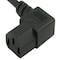 Sanoxy 2 PACK  10ft Universal Right Angle Power Cord NEMA 5-15P to IEC320 C13R SNX-CBL-LDR-PW106-1210 - alternate 2