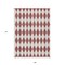 Homeroots 9' X 12' Burgundy Geometric Washable Indoor Outdoor Area Rug 577029 - alternate 4
