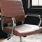 Martha Stewart Piper Upholstered Office Chair in Saddle Brown/Polished Nickel CH-220921-2-BR-MS - alternate 4