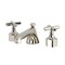Kingston Brass Widespread Bathroom Faucet with Brass Pop-Up, Polished Nickel KZ4466CHX - alternate 1