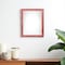 Homeroots 9" x 12" Red Solid Wood Hanging Picture Frame 386576 - alternate 4