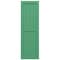 Ekena Millwork True Fit PVC Farmhouse/Flat Panel Combination Fixed Mount Shutters, Lilly Pads, 15W x 32H, PR TFP101FC15X032LP - alternate 6