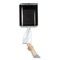 Kimberly-Clark Professional In-Sight Sr. Center-Pull Dispenser, 10.65w x 10d x 12.5h, Smoke/Gray 09335 - alternate 4