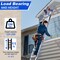 Wrightmaster 11ft Reach Aluminum Multi-Position Ladder w/ Wheels and Stabilizer Bar, 330 lbs. Load Capacity Blue ZOR-11FT-BU - alternate 3