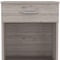 Homeroots 22" Light Gray Wood One Drawer Nightstand 479976 - alternate 2