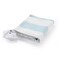 Homeroots 50" X 60" Blue and White Woven Cotton Striped Throw Blanket with Tassels 516595 - alternate 1