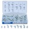 Neiko Grease Fitting Assortment, 135 Piece, Metric, Straight & Angled Zerk Grease Fittings Kit 50467A - alternate 1