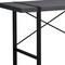 Homeroots 49" Gray and Black Computer Desk 355720 - alternate 3